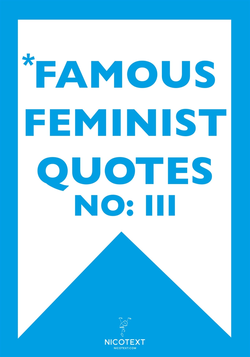 *FAMOUS FEMINIST QUOTES III (Epub2) – E-bok