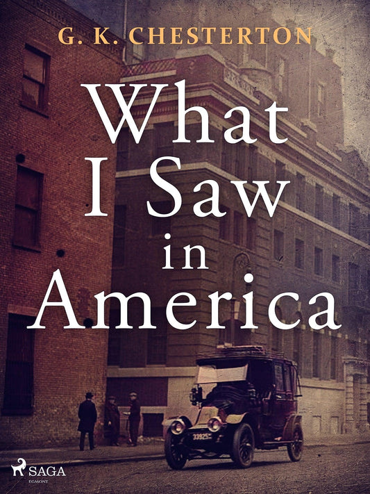 What I Saw in America – E-bok